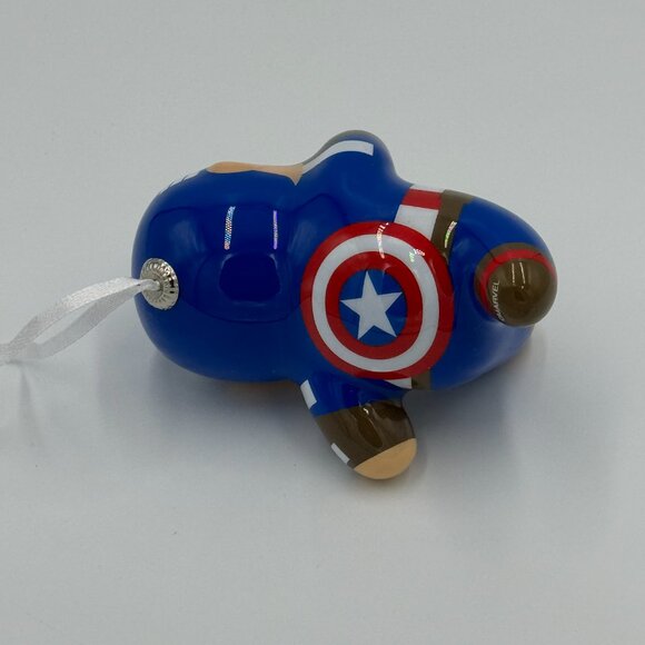Captain America Kids Christmas Ornament - Picture 3 of 3